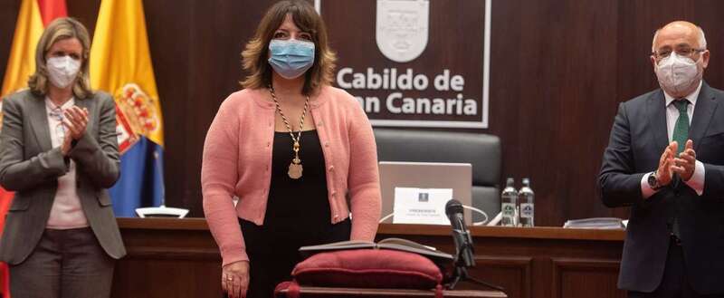 Gloria Cabrera tomó posesión este viernes del cargo de consejera insular/TA.